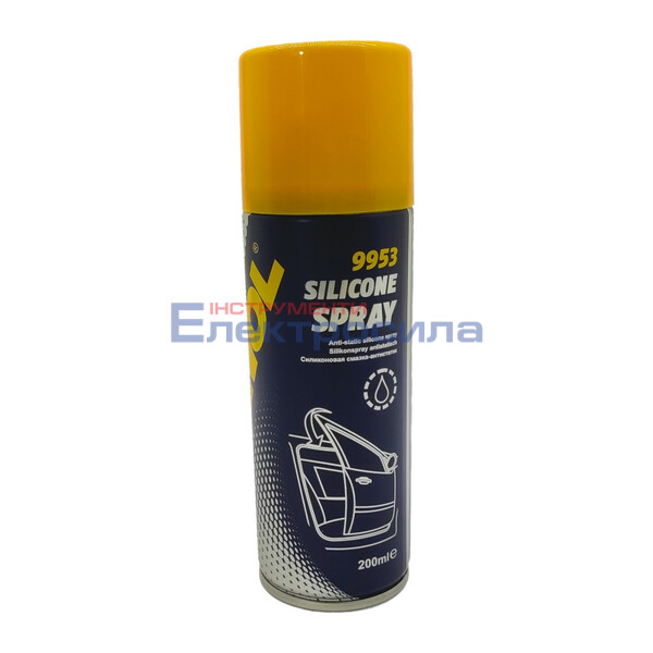 Силиконовая смазка-антистатик MANNOL 9953 Silicone Spray (200 мл)